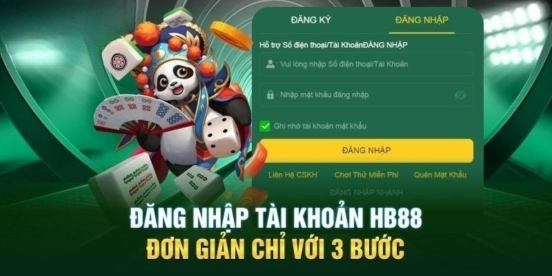 Đăng nhập HB88 chi tiết cho game thủ 